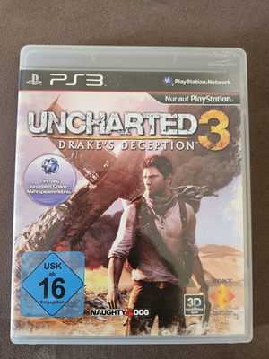 Uncharted 3 Drake's Deception PS3 game like new