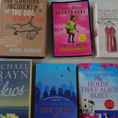 English books used, 15 vintage fiction and true stories