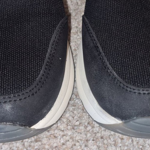 Zara sock boots size 38 like new black and white