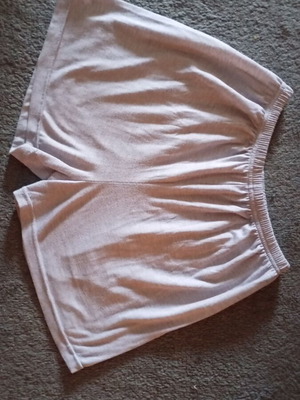 Pajama shorts lightly used, gray, size M