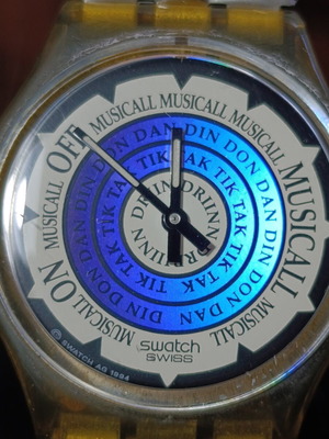 Swatch Musicall SALSA SLM104 quartz ρολόι μεταχειρισμένο