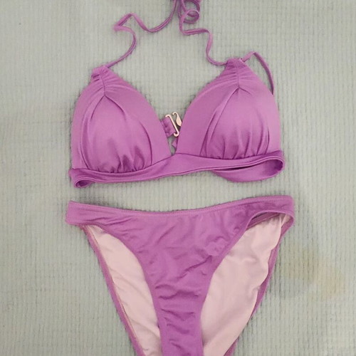 Bubblegun bikini set used, size L, purple lilac