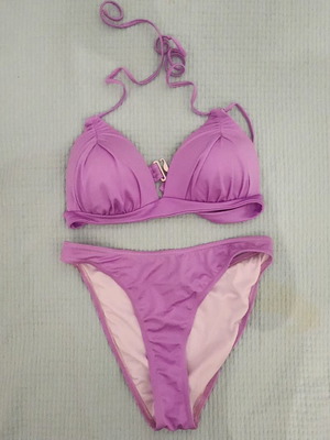 Bubblegun bikini set used, size L, purple lilac