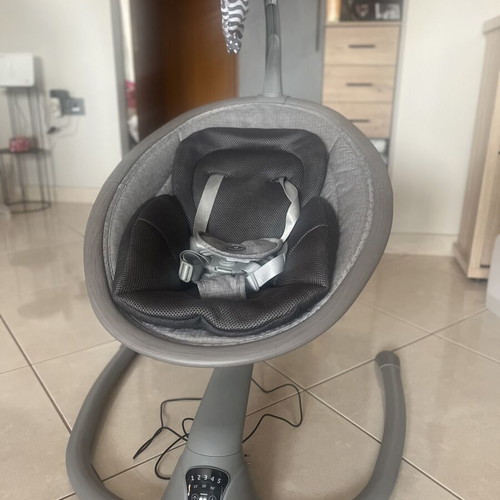 Cangaroo Cloud electric baby swing, grey