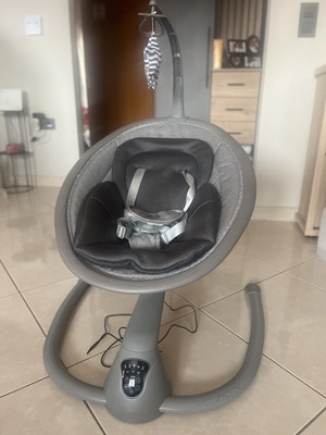 Cangaroo Cloud electric baby swing, grey