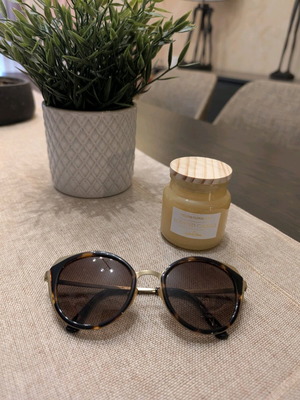 Michael Kors women's sunglasses 116813 used, brown gold