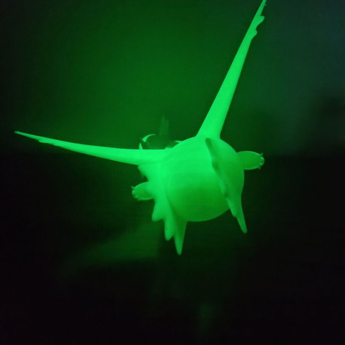 Pokemon Shiny Latios glow in the dark 3D printed figure, new