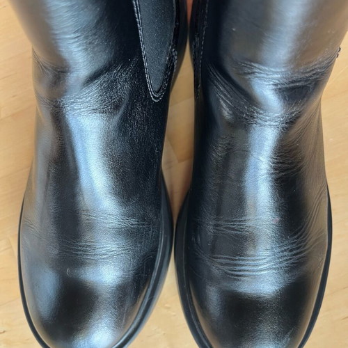 Camper boots used, black leather, size 36