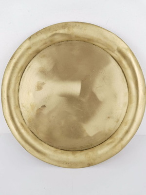 Bronze plate used, 1960s era, 30 cm