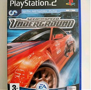 Playstation 2 Need for Speed Underground case & manual ONLY