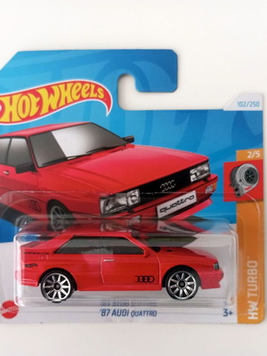 '87 Audi Quattro Hot Wheels HW Turbo new