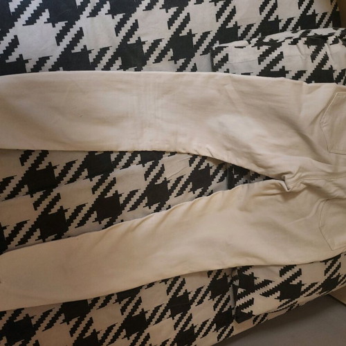 Stradivarius White Elastic Jeans like new, size S 36 8