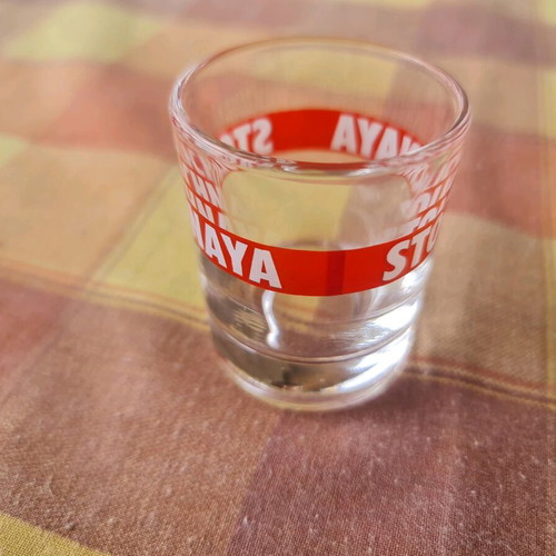 Stolichnaya Vodka collectible shot glass like new from 90-2000 decade