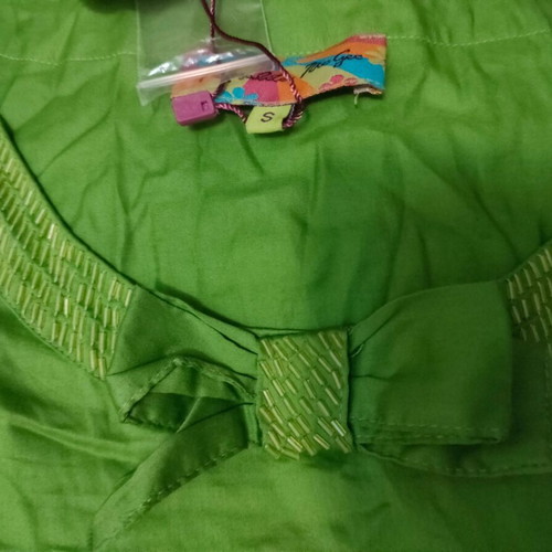 Boho style dress new with label, cotton, handmade embroidery