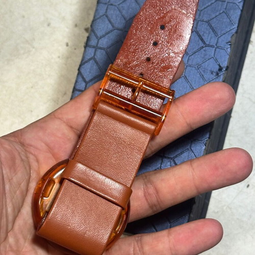 Vintage Pop Swatch Dile PWC104 1990 watch used, Swiss made