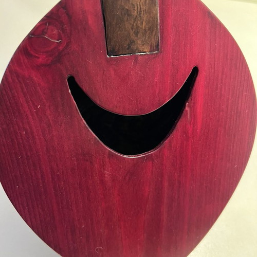 Baglamadaki decorative used wooden instrument
