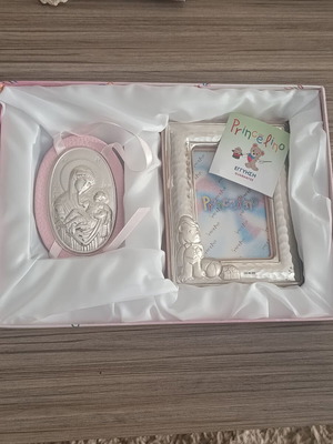 Princelino silver gift set new for newborn or baptism