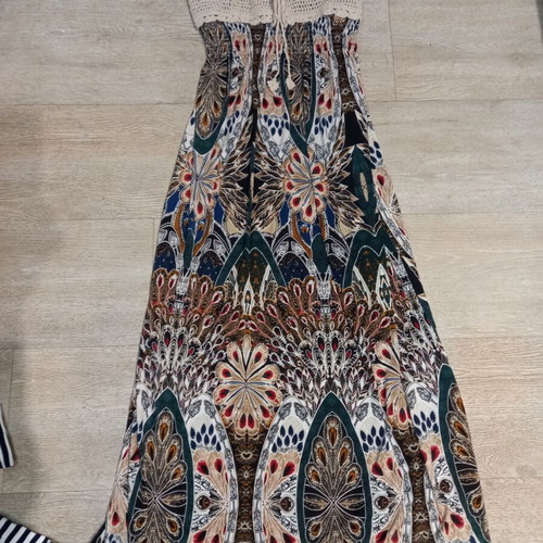 Sweet Miss dress, black and beige, size M-L