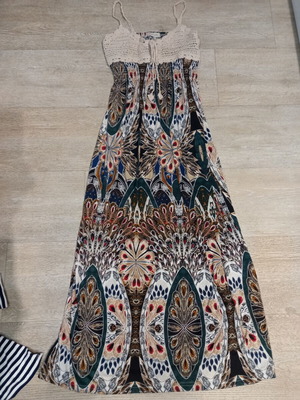 Sweet Miss dress, black and beige, size M-L