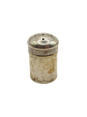 Antique English Miniature EPNS Salt Shaker like new