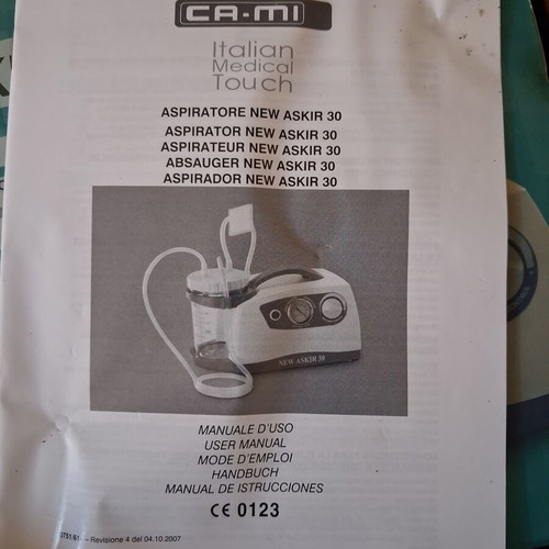 CA-MI New Askir 30 suction device like new with accessories