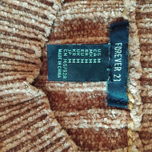 Forever 21 soft warm sweater size M, brown