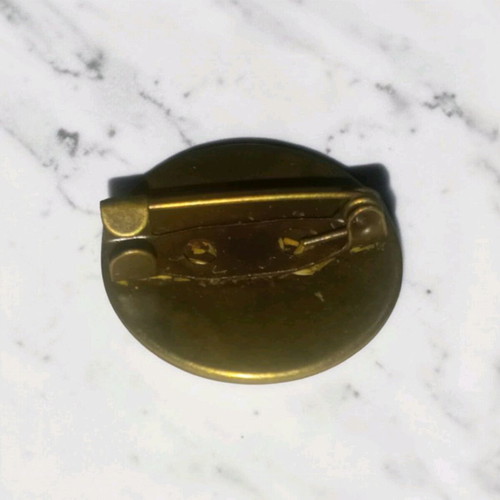 Pin with Chi Rho Alpha and Omega symbol new religious jewelry