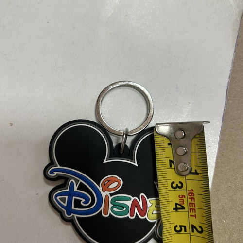 Disney Mickey Mouse 90 Years Commemorative Keychain new, rubber