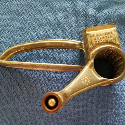 Mouli vintage cheese grater used, made in France