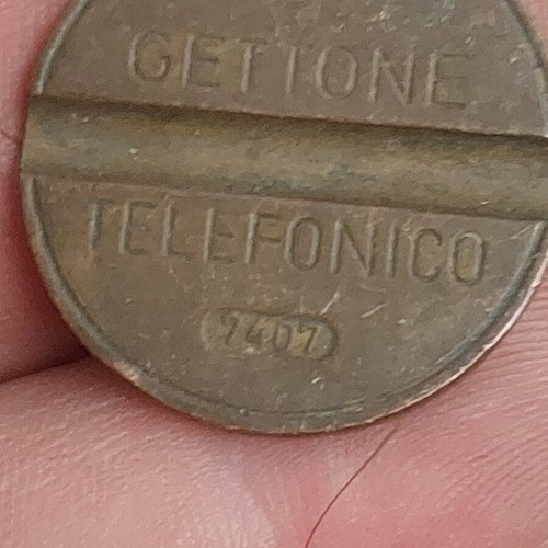 Gettone Italian Phone Coins used, pack with years 74 76 77 78 79