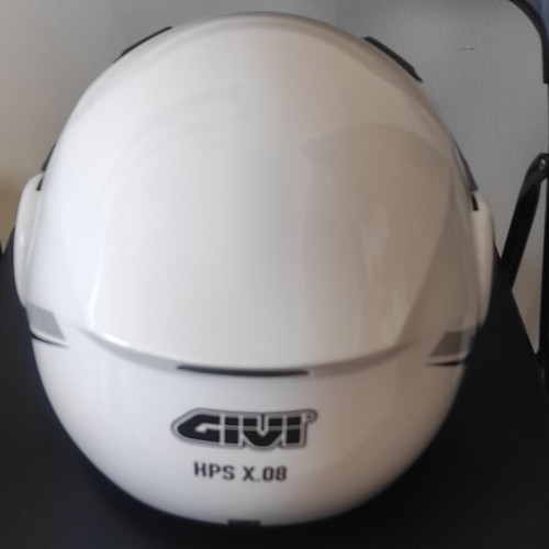 Givi Modular HPS X.08 Flip Up Motorcycle Helmet like new, white