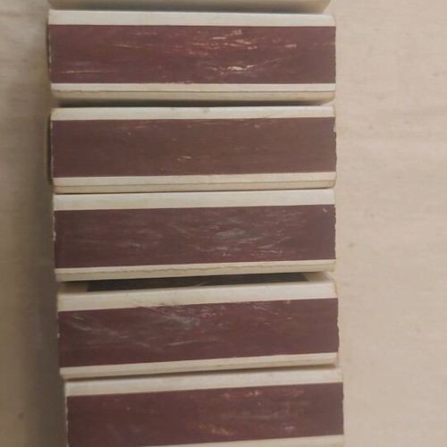 Collectible matchboxes used, Greek Monopoly series E.O.T. set of 8