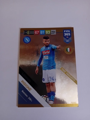 Panini FIFA 365 2019 Insigne card like new
