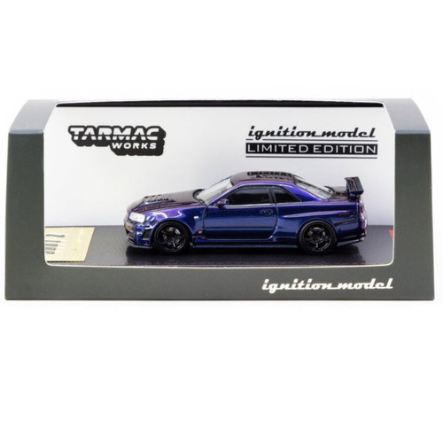 Tarmac x Ignition Model Nissan NISMO Skyline R34 Z-Tune μωβ μεταλλικό νέο