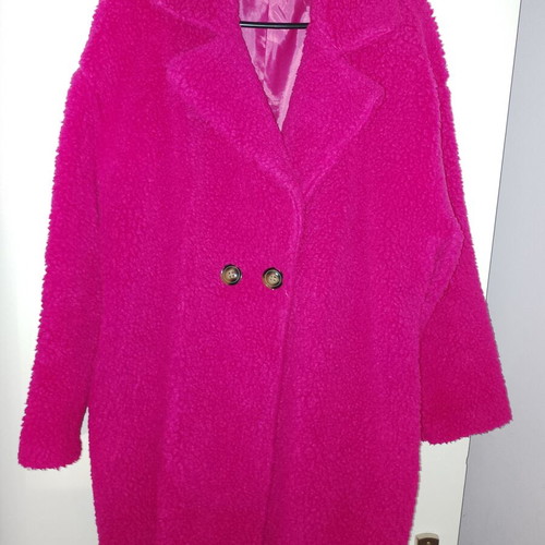 Pink coat one size like new