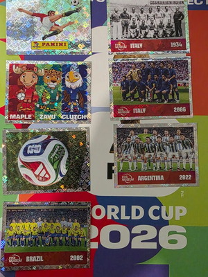 Panini FIFA World Cup 2026 sticker bundle with album and Luka Modrić sticker