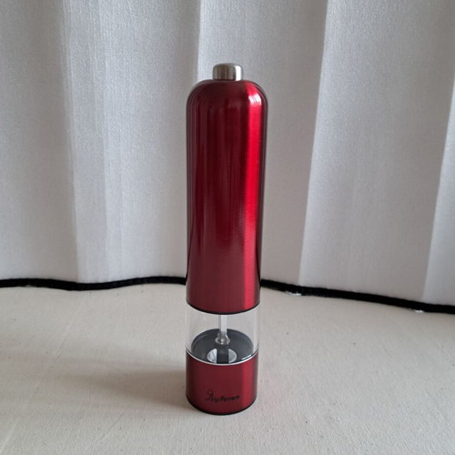 Electric salt and pepper mill Luigi Ferrero new, red
