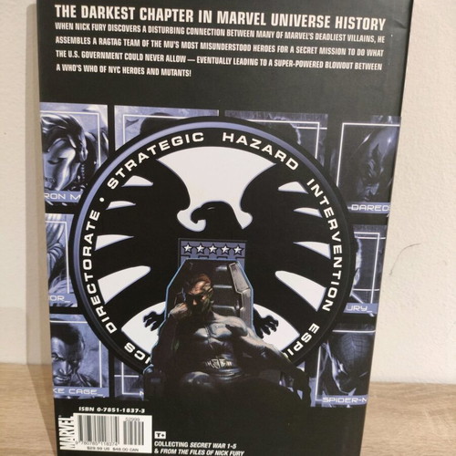 Secret War Marvel HC like new