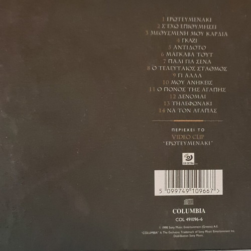 Άννα Βίσση CD σαν καινούργιο, λαϊκό
