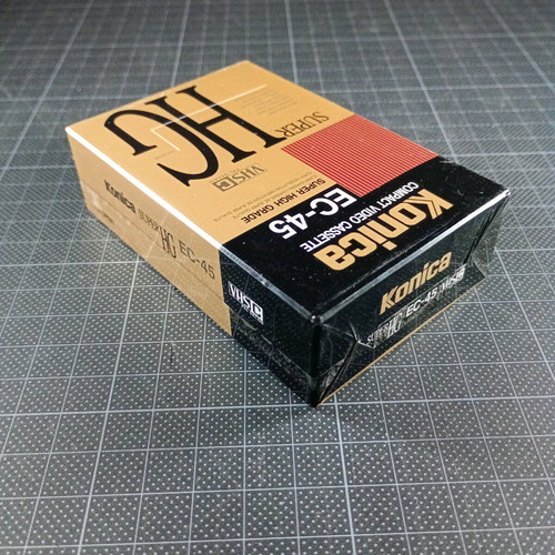 Konica Super HG EC-45 VHS-C video cassette new, sealed