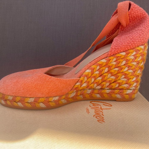 Castaner espadrilles peach size 36 like new
