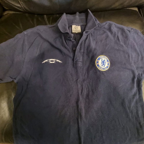 Chelsea FC Champions League polo shirt used, authentic 2007-2008
