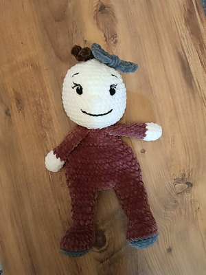 Handmade knitted amigurumi lovey doll new