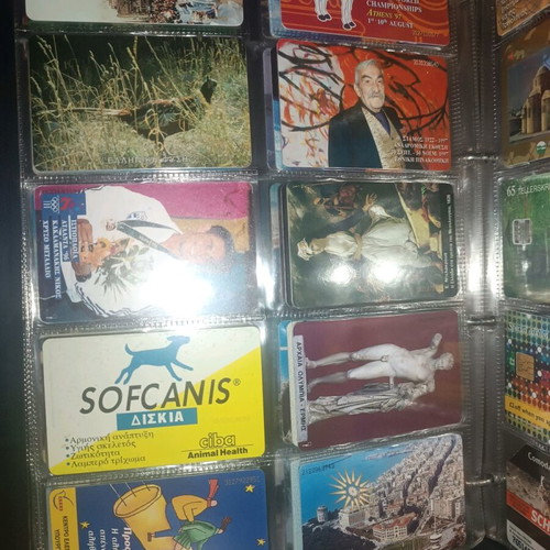 Collectible phone cards like new, pack of 90 pieces