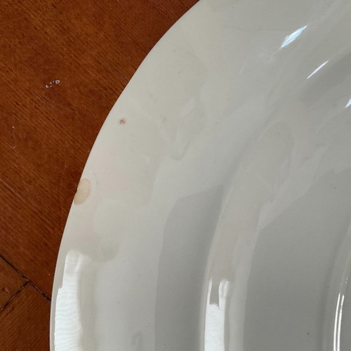 Alfred Maekin Staffordshire plate with sailing ships