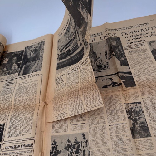 Niki Newspaper November 23 1963 used, Kennedy assassination