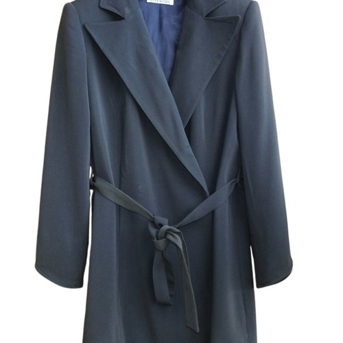 Givenchy double breasted belted blazer, gray, XL