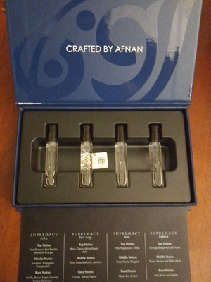 The Supremacy Discovery set by Afnan like new, tester 2 ml x 4