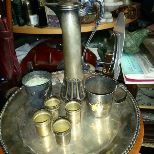 Vermouth set used with VMF 0/1 jug and glasses