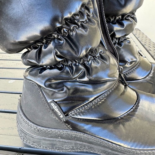 Γυναικείες μπότες Adam's Shoes νούμερο 37 με γούνα σαν καινούργιο, μαύρες